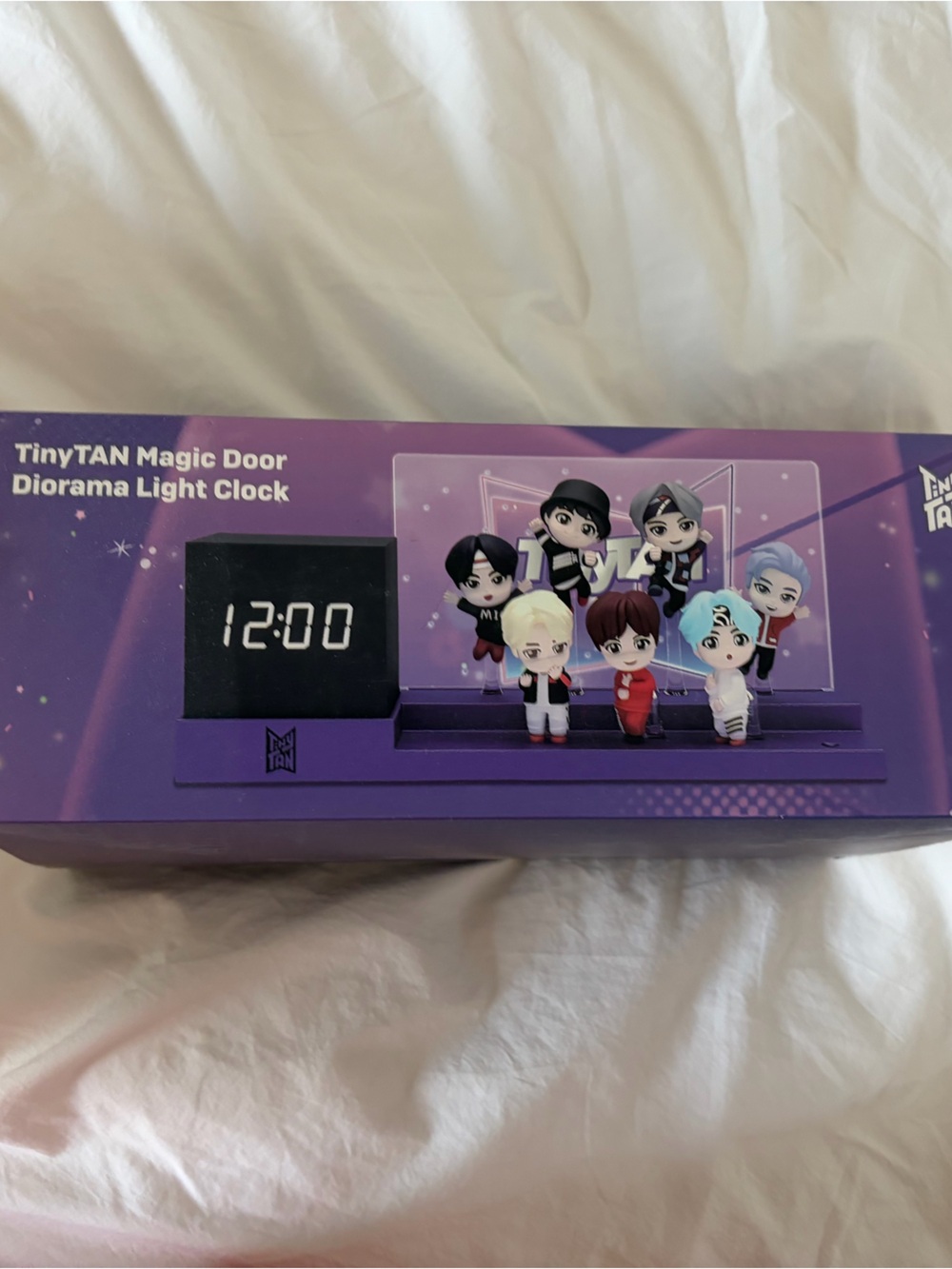 TinyTAN Magic Door Diorama Light Clock - Purple